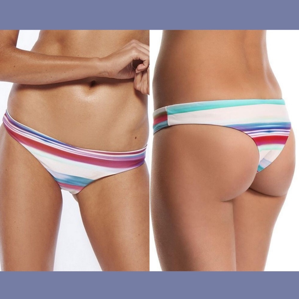 NWT L Space Mirage Itsy‎ Cut Bikini Bottom in Shell [SZ Large ]